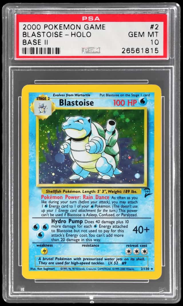 2000 Pokemon Game Base 2 Holo Blastoise #2