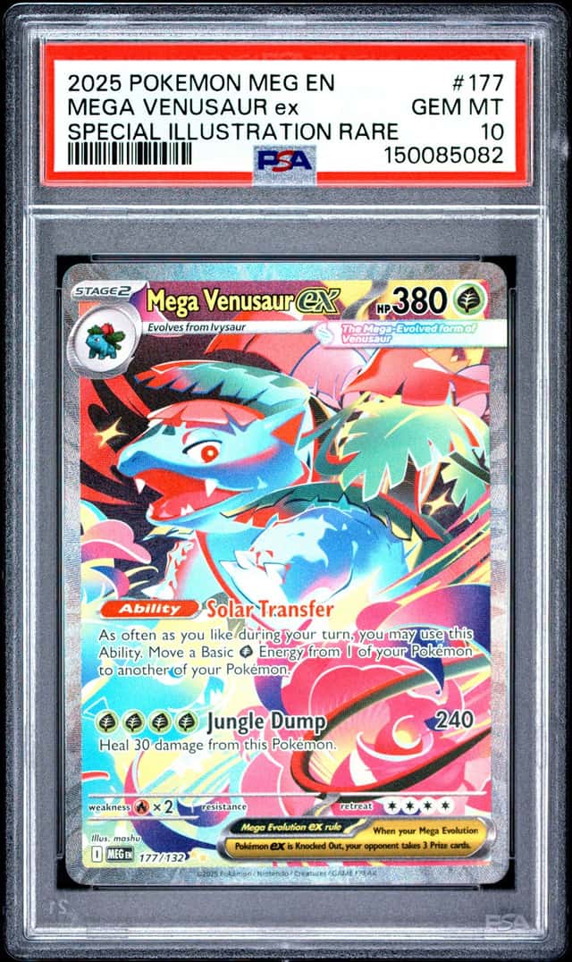 PSA 10 Mega Venusaur EX 177/132 Special Illustration Rare Pokemon Card