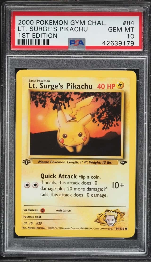 Lt. Surge's Pikachu