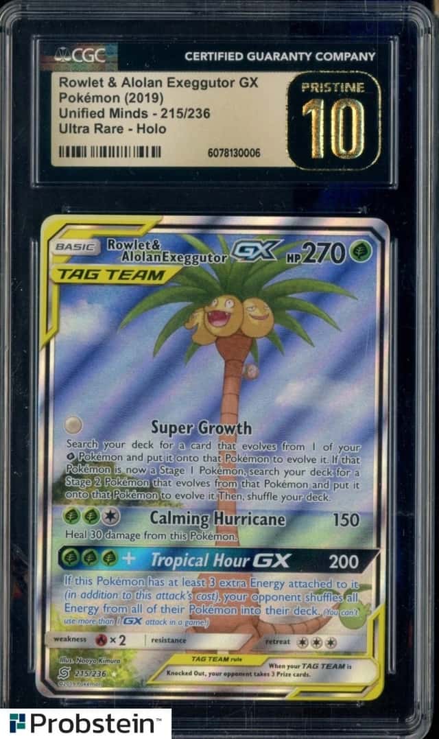 Rowlet & Alolan Exeggutor GX