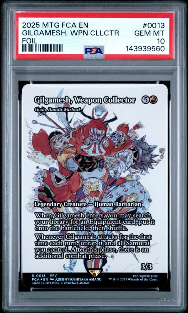 Gilgamesh, Weapon Collector