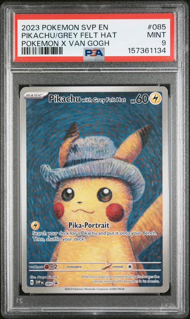 Pikachu/Grey Felt Hat