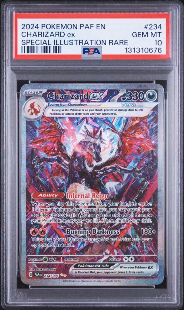2024 POKEMON PAF EN-PALDEAN FATES SPECIAL ILLUSTRATION RARE CHARIZARD EX PSA 10