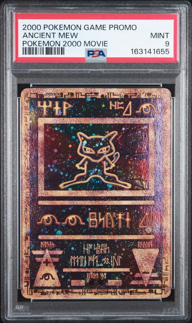 2000 POKEMON GAME POKEMON 2000 MOVIE PROMO ANCIENT MEW PSA 9
