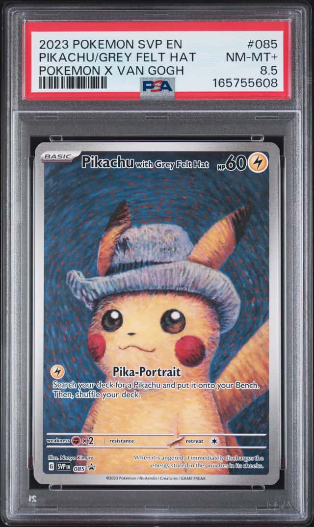 Pikachu/Grey Felt Hat