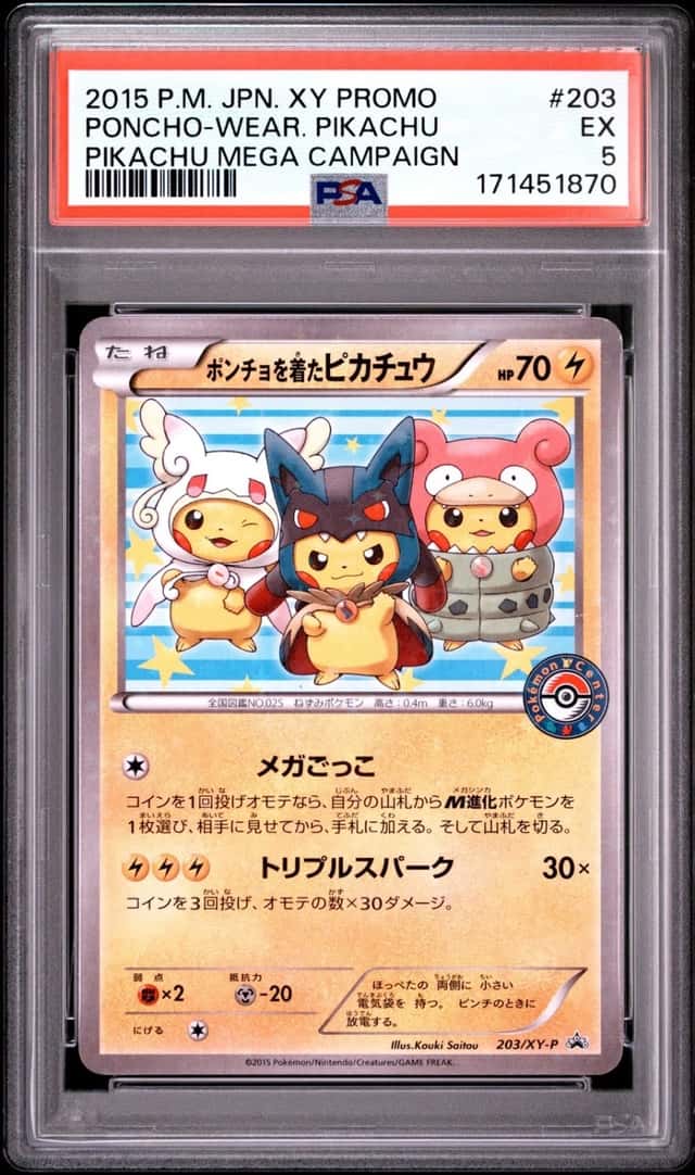 Poncho-Wear Pikachu