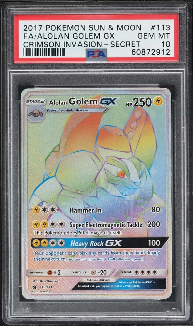 Alolan Golem GX
