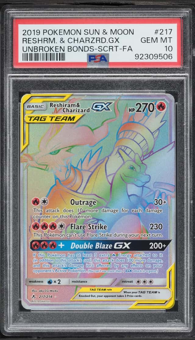 Reshiram & Charizard GX