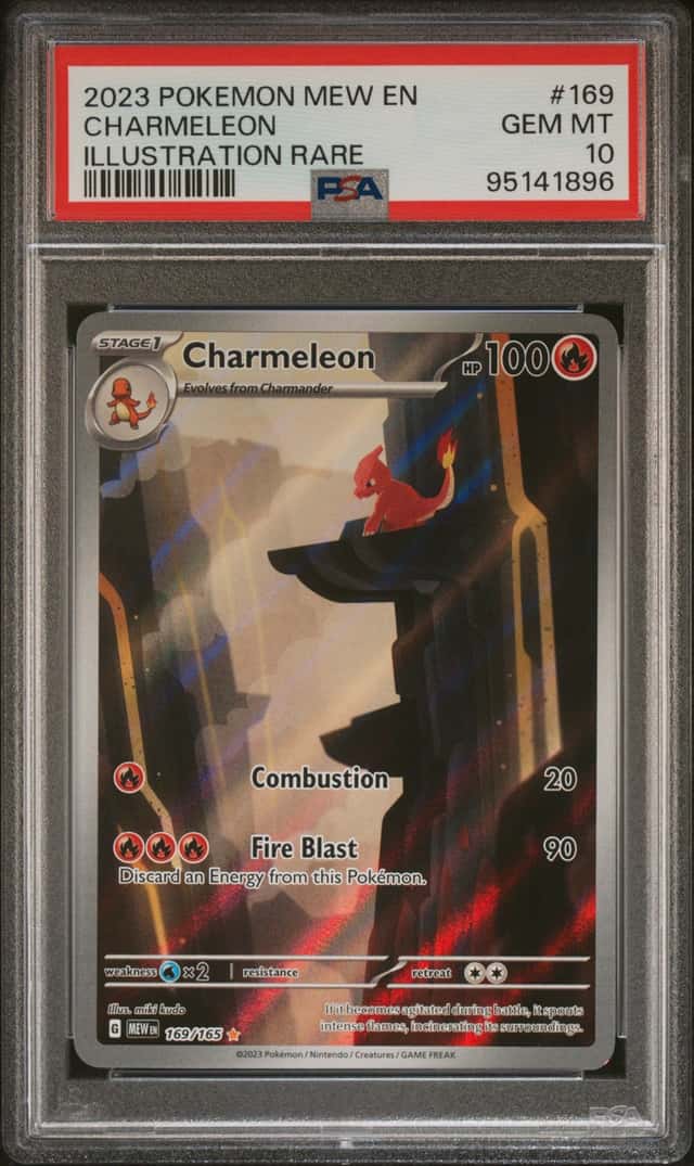 2023 Pokemon 151 English #169 Charmeleon PSA 10 Gem Mint 10