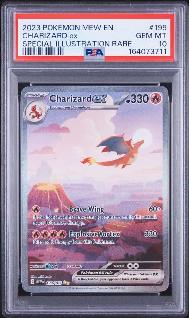 2023 Pokemon SV 151 Charizard ex Special Illustration Rare #199/165 PSA 10