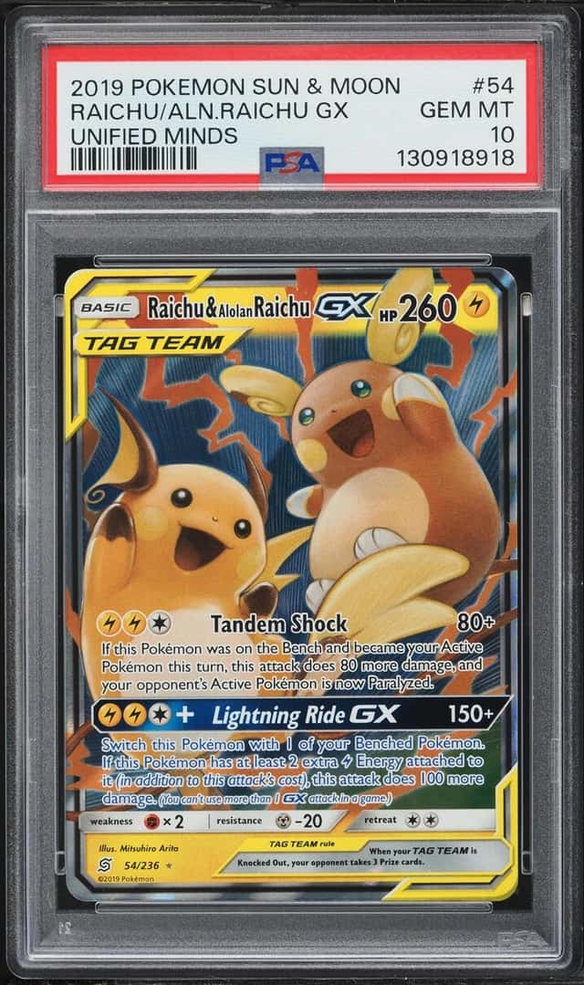 Raichu & Alolan Raichu GX