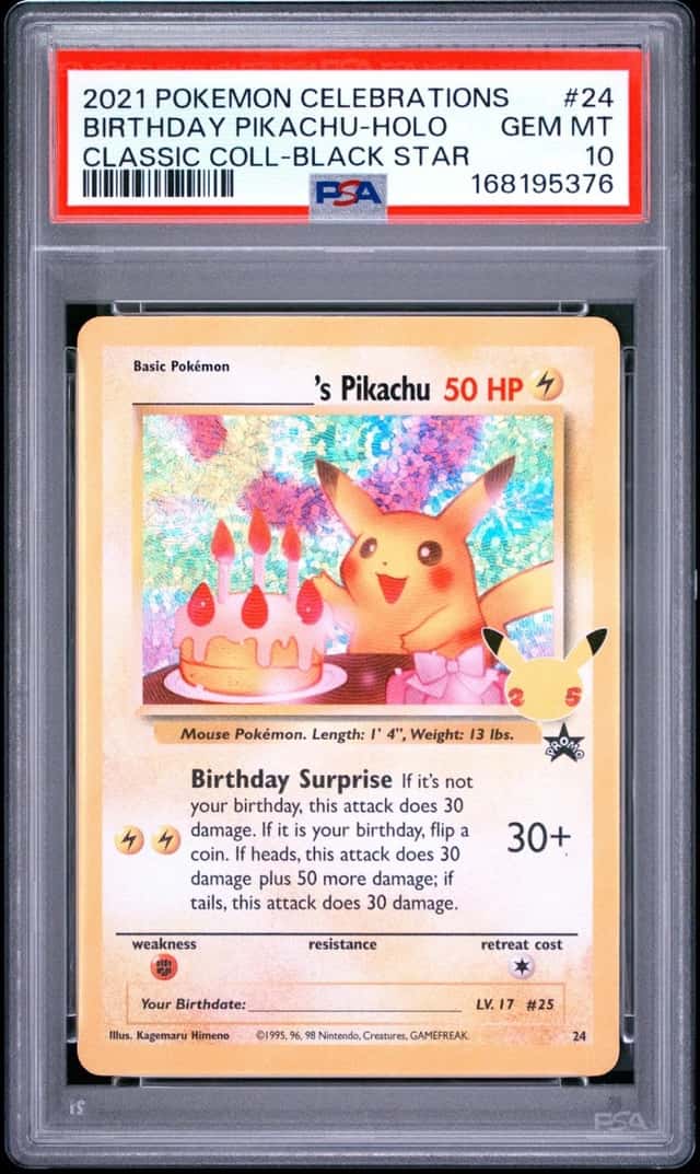 _____'s Pikachu STAMP [25th Anniversary] TEXTURED CONFETTI HOLO