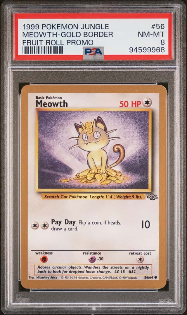 Meowth-Gold Border
