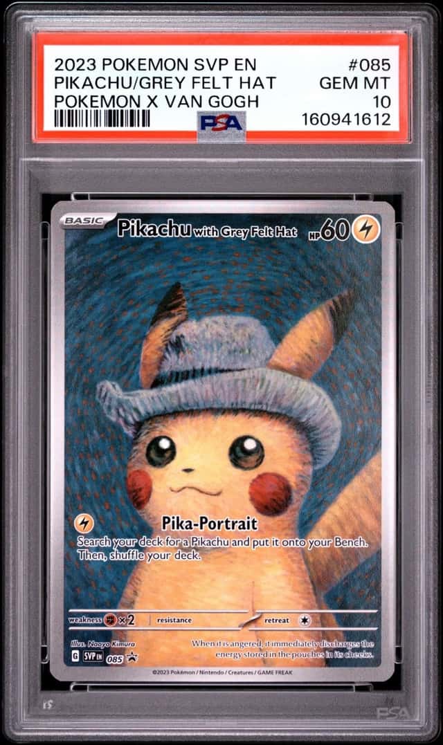 Pikachu/Grey Felt Hat