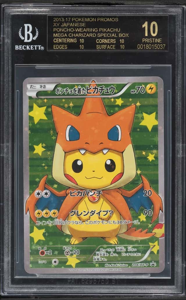 Poncho-wearing Pikachu