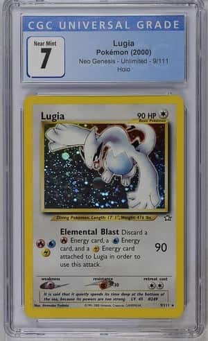 Pokémon Lugia 2000 Neo Genesis #9/111 Holo CGC 7