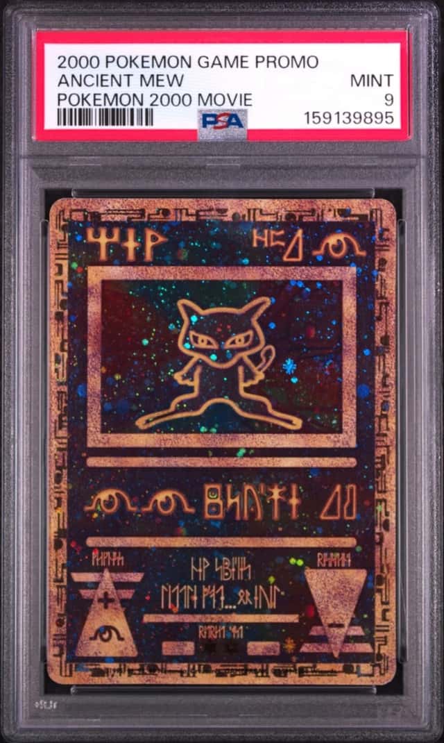 2000 POKEMON GAME MOVIE POKEMON 2000 MOVIE ANCIENT MEW PSA 9