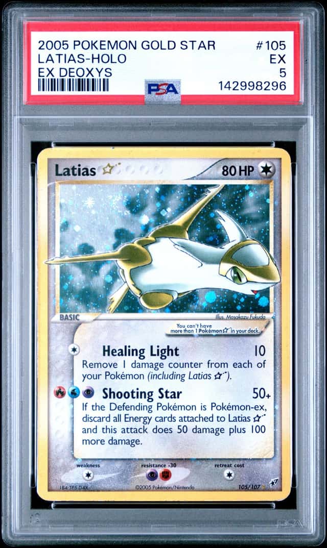2005 Pokemon EX Deoxys Latias Holo #105/107 PSA 5