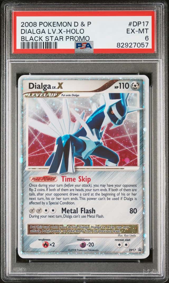 Dialga LV.X 2008 Pokemon Diamond & Pearl DP17 Holo Promo English PSA 6