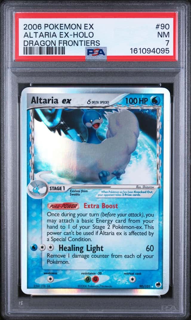 ALTARIA EX HOLO PSA 7 2006 POKEMON DRAGON FRONTIERS #90/101 6598