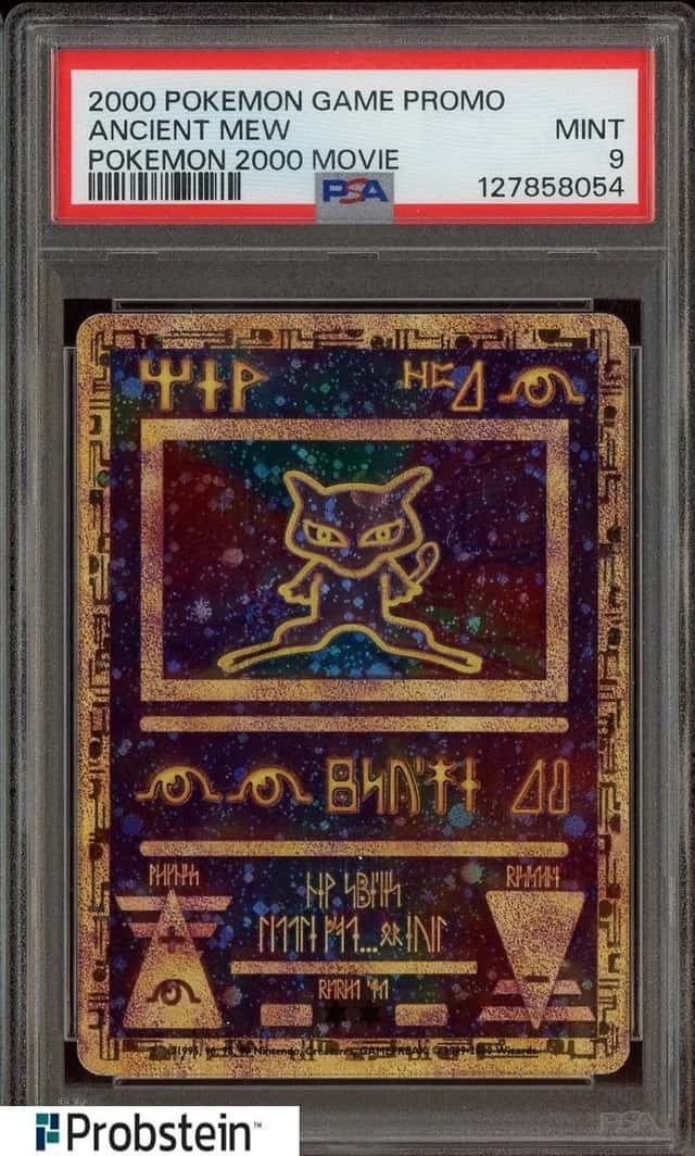2000 Pokemon Game Promo Ancient Mew Pokemon 2000 Movie PSA 9 MINT