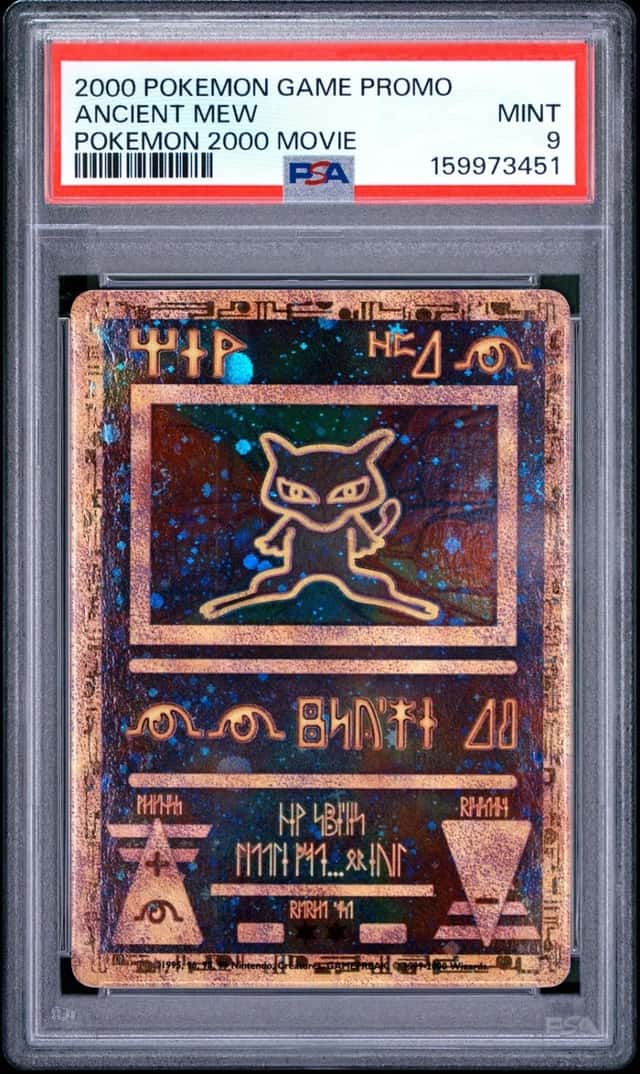 2000 POKEMON GAME MOVIE POKEMON 2000 MOVIE ANCIENT MEW PSA 9