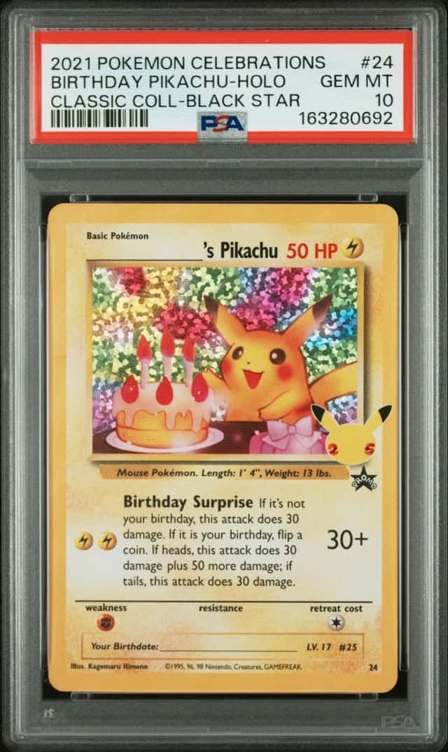 _____'s Pikachu STAMP [25th Anniversary] TEXTURED CONFETTI HOLO