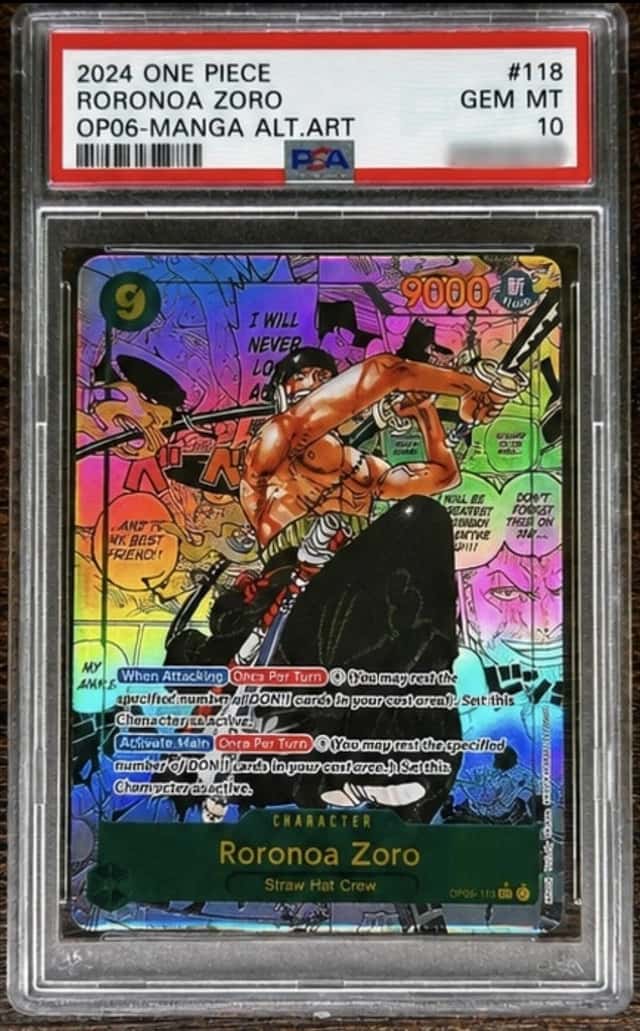 CUSTOM PROXY SLAB ~ Manga Zoro (OP-06)