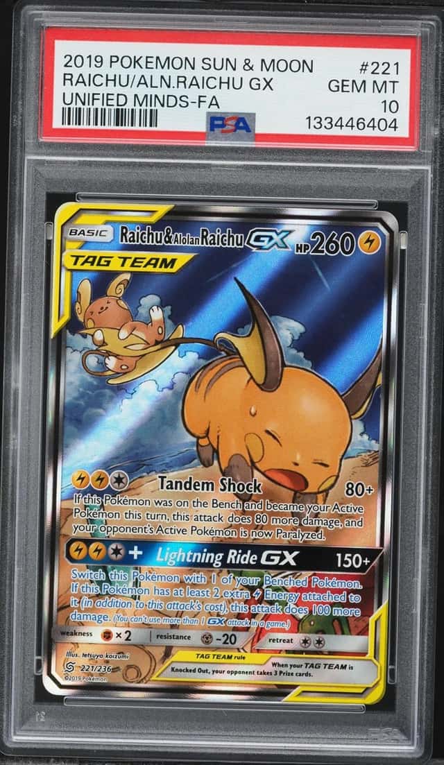 Raichu & Alolan Raichu GX