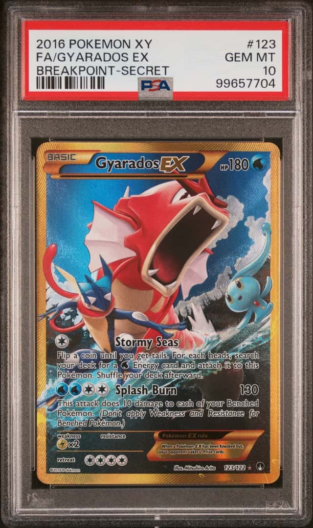 2016 Pokemon XY BREAKpoint Gyarados #123/122 PSA 10 GEM MINT