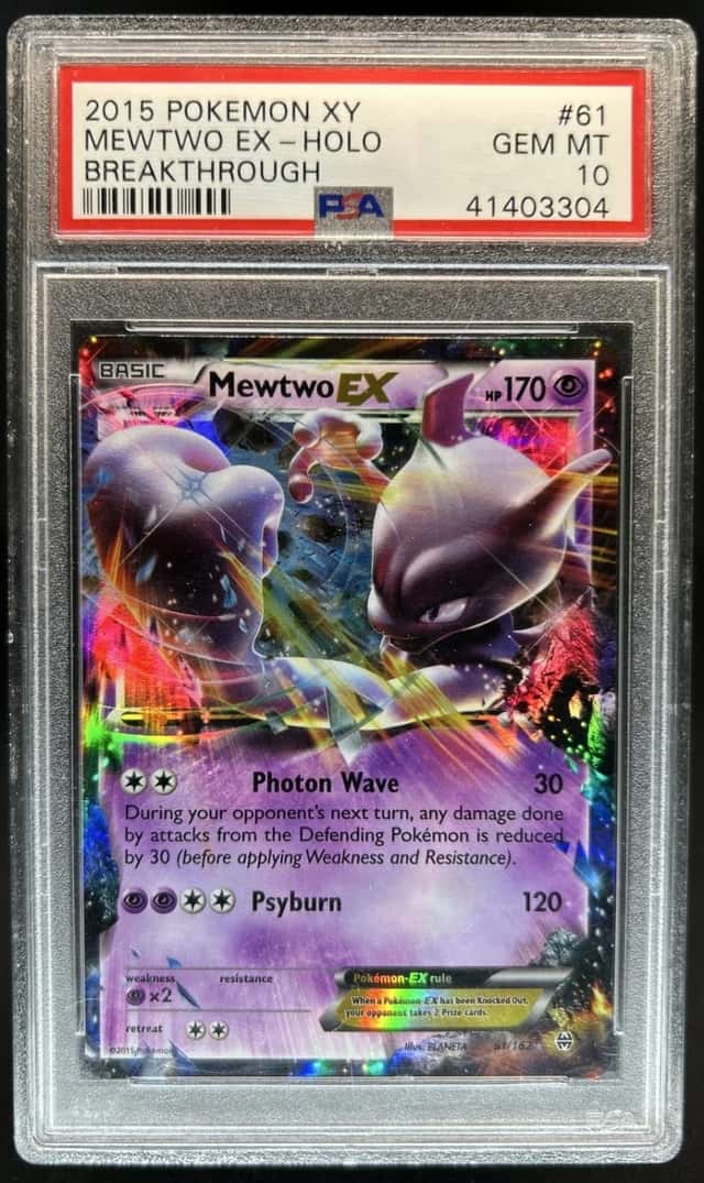 2015 Pokemon XY BREAKthrough Mewtwo Holo #61/162 PSA 10 GEM MINT