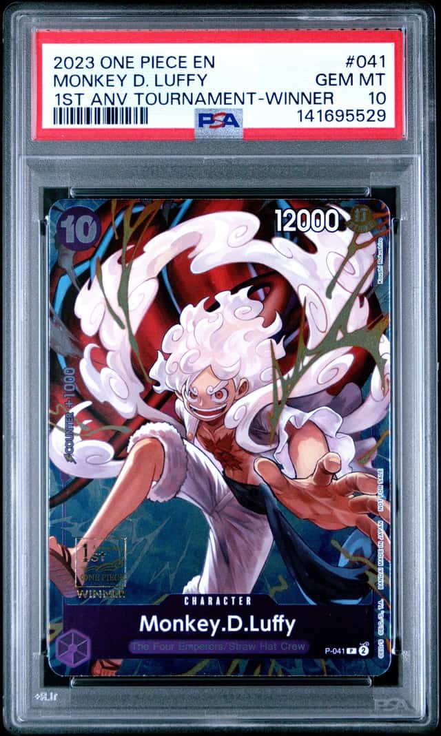 2023 One Piece Promo 1st Anniversary Tournament Winner Monkey D. Luffy #P-041