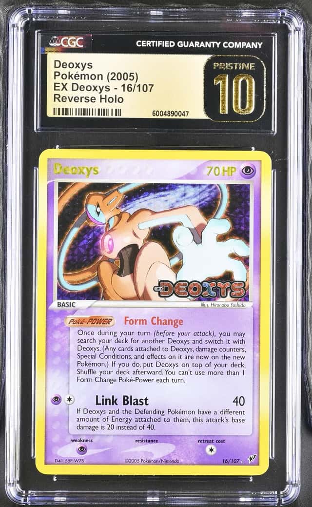 2005 Pokemon Ex Deoxys Reverse Holo Deoxys #16