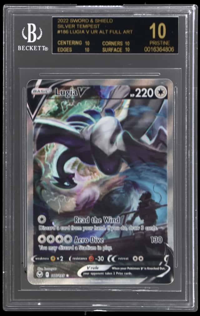 2022 Pokemon Sword and Shield Silver Tempest Lugia V #186