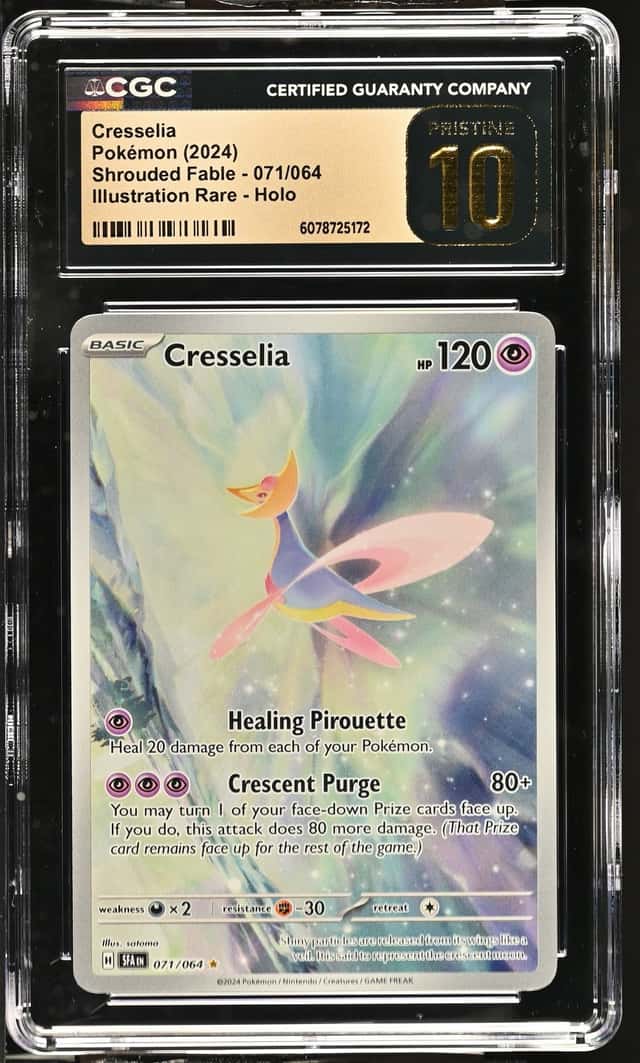 2024 Pokemon Shrouded Fable Cresselia #071/064 CGC 10 Pristine