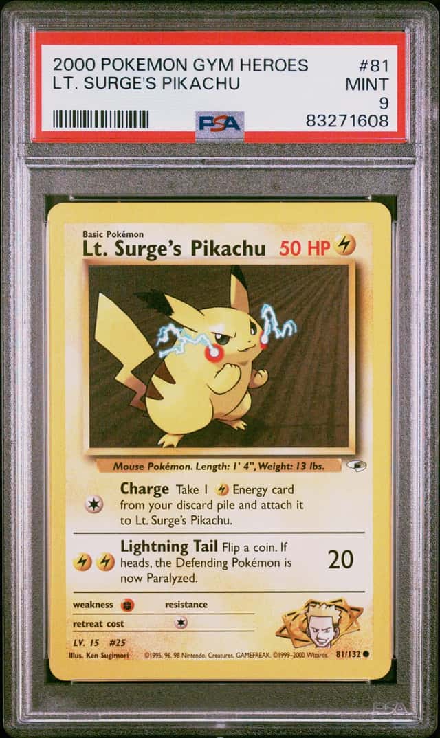 Lt. Surge's Pikachu