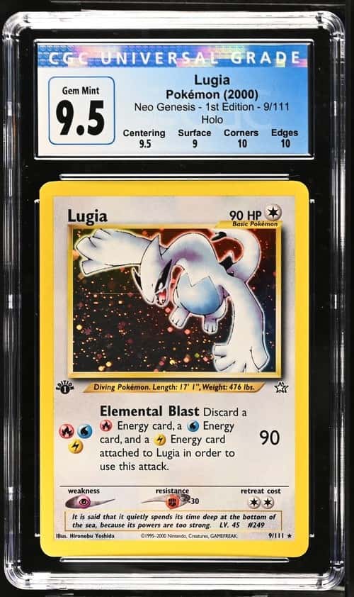 2000 Pokemon Neo Genesis 1st Edition Holo Lugia #9