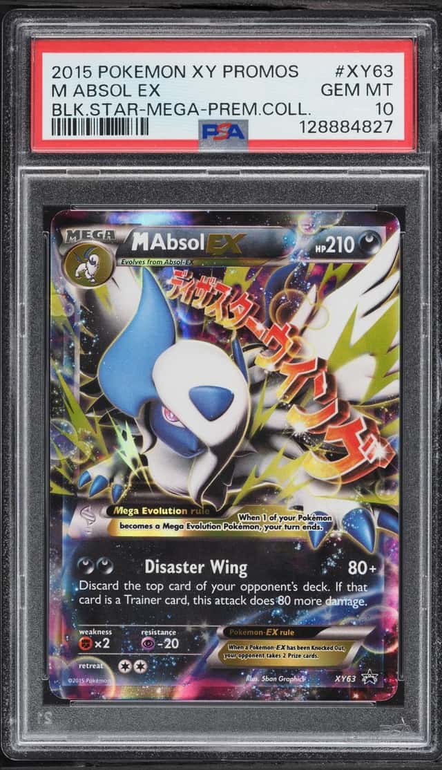 2015 Pokemon XY Black Star Promo Mega Premium Collection Holo M Absol EX #XY63 PSA 10 GEM MINT