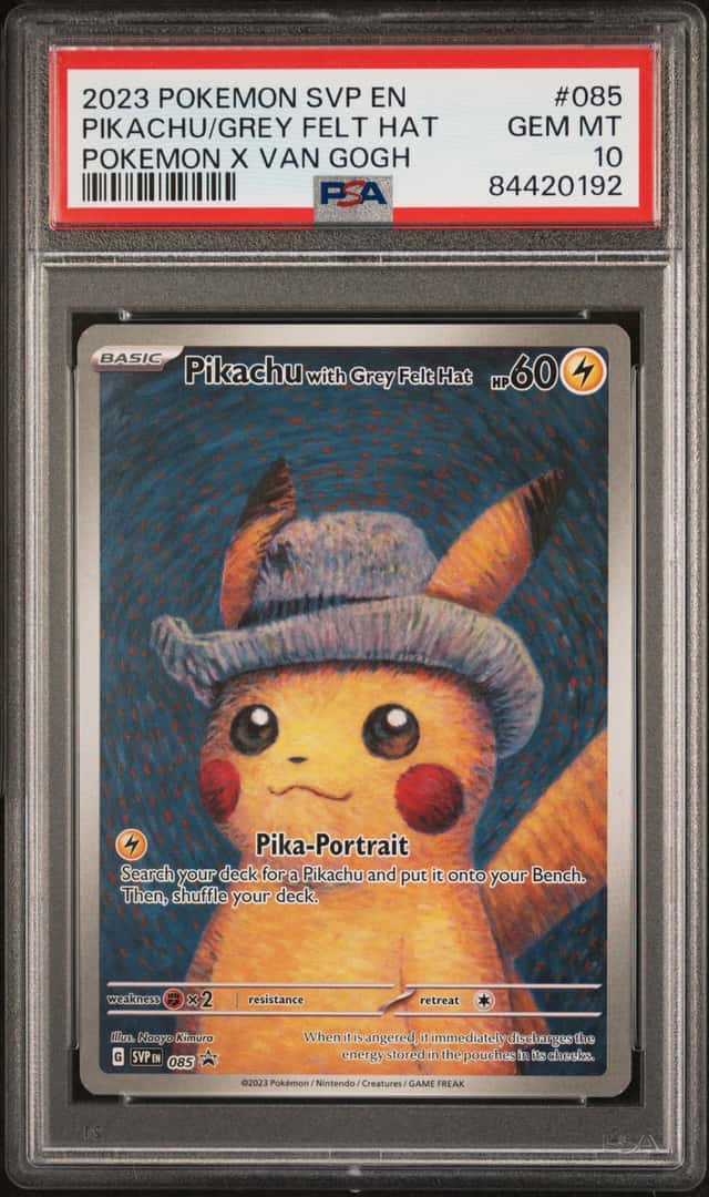 Pikachu/Grey Felt Hat