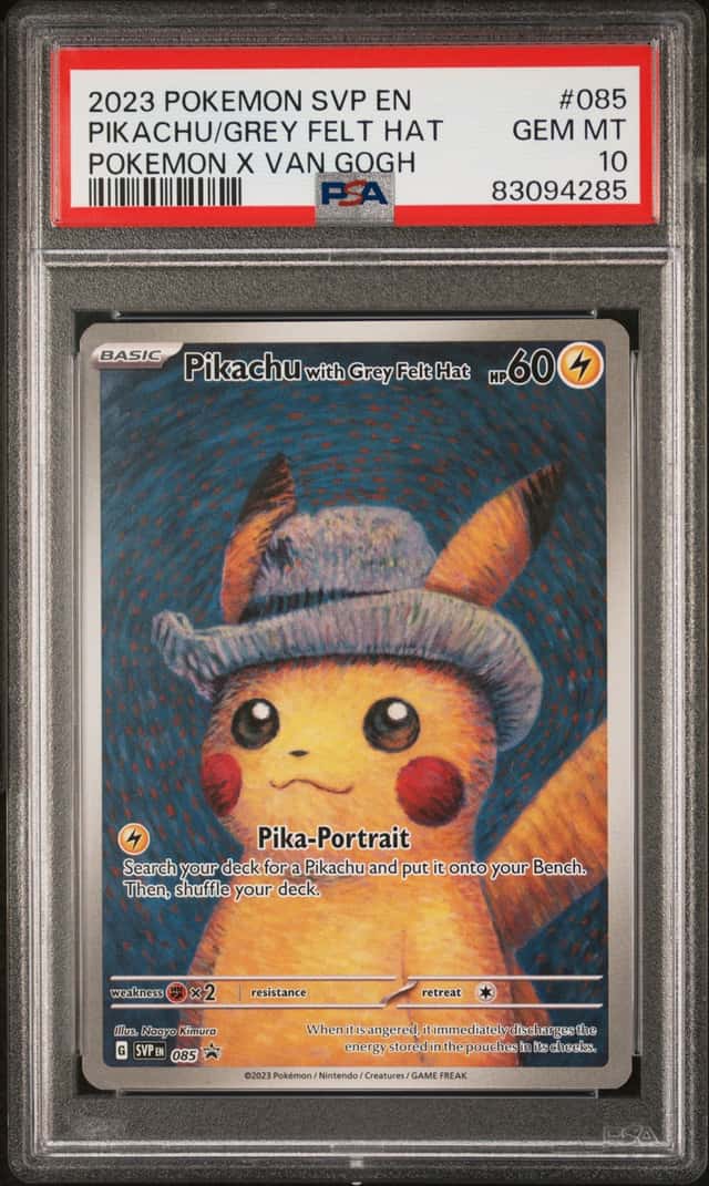 Pikachu/Grey Felt Hat