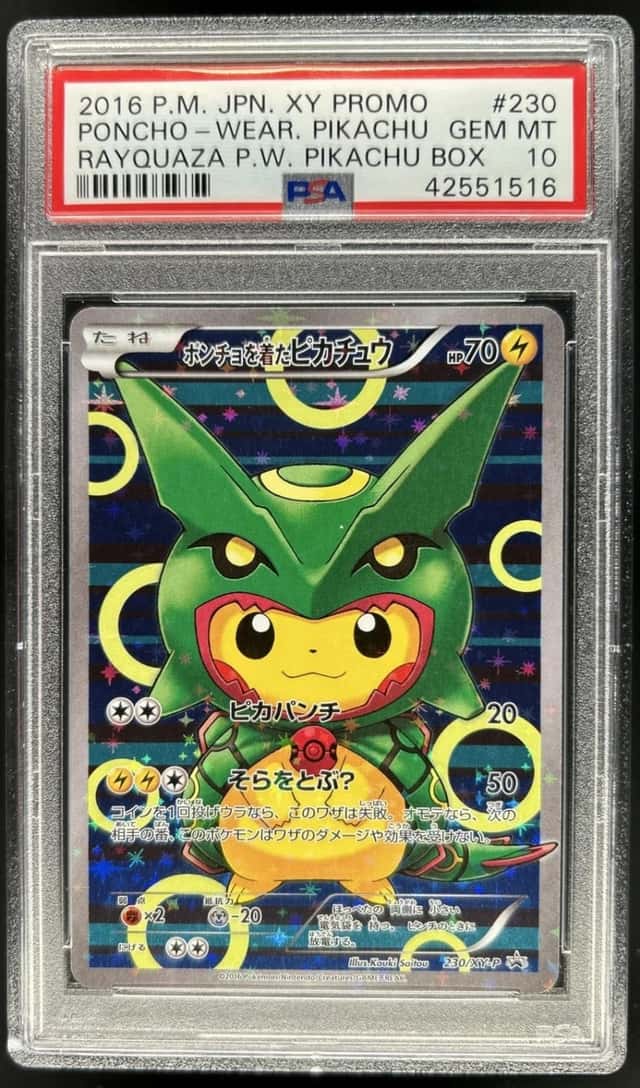 Poncho-wearing Pikachu