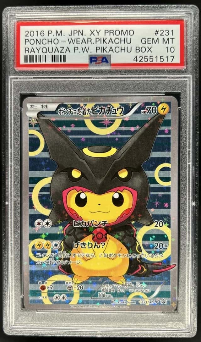 Poncho-wearing Pikachu