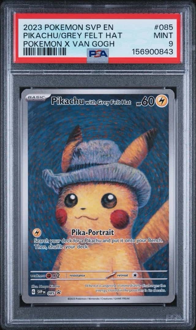Pikachu/Grey Felt Hat