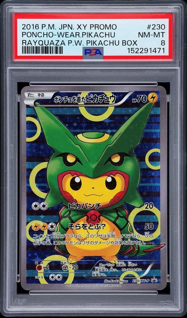 Poncho-wearing Pikachu