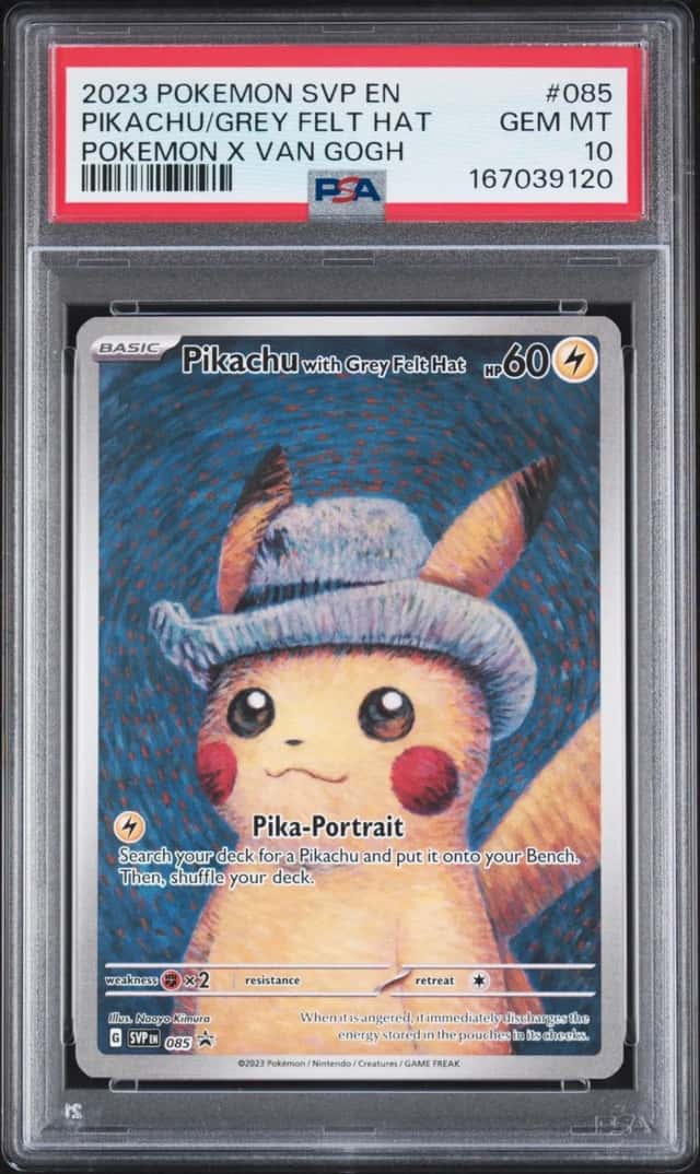 Pikachu/Grey Felt Hat