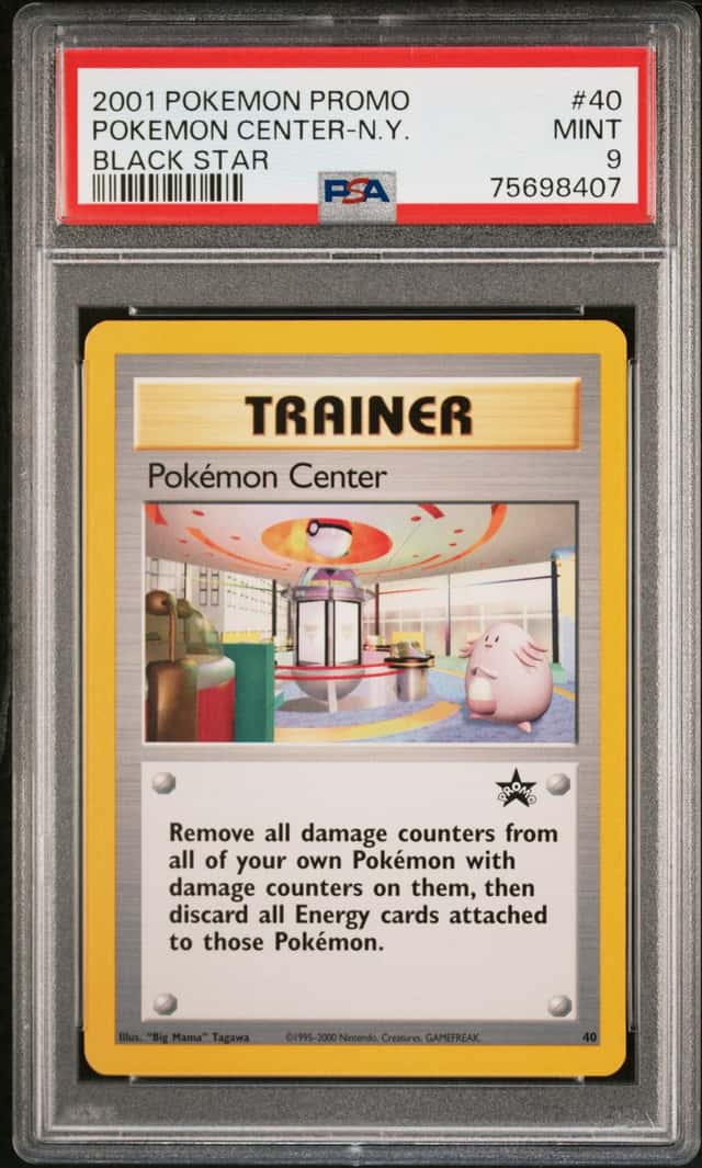2001 Pokemon Promo Black Star #40 Pokemon Center NY PSA 9 MINT