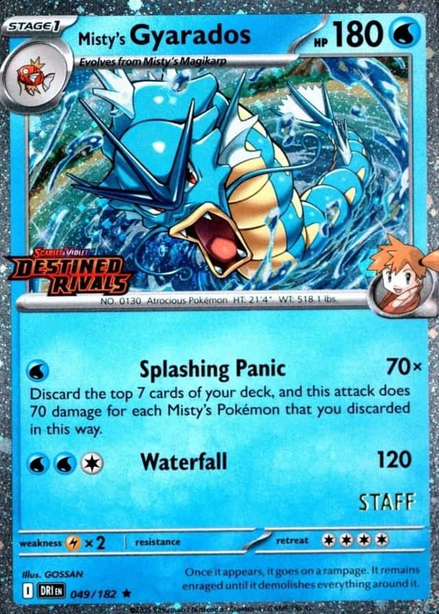 Non-Holo · Prerelease · Staff