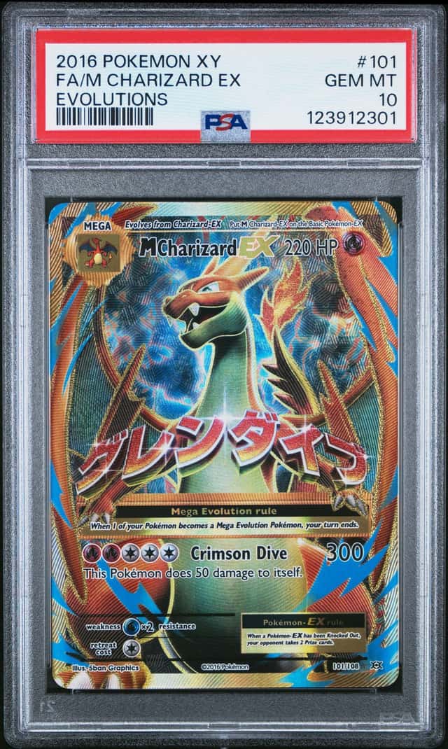 2016 Pokemon XY Evolutions M Charizard EX #101/108 PSA 10 GEM MINT