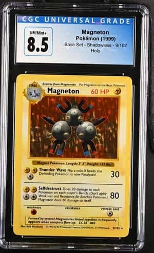 1999 Pokemon Shadowless Magneton Holo CGC 8.5
