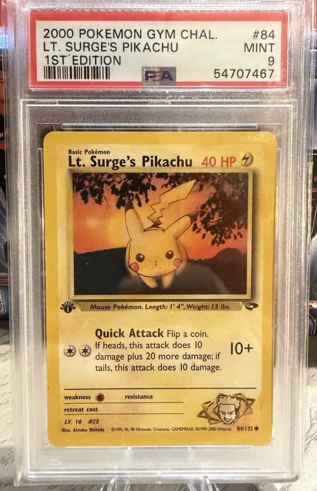 Lt. Surge's Pikachu